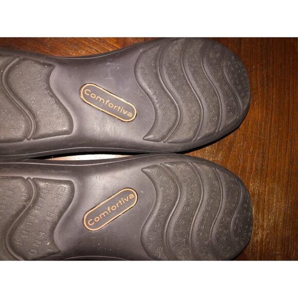 Comfortiva Align Brown Ombre Tip Comfort Leather Loafer / Flats 6.5W - Picture 8 of 8